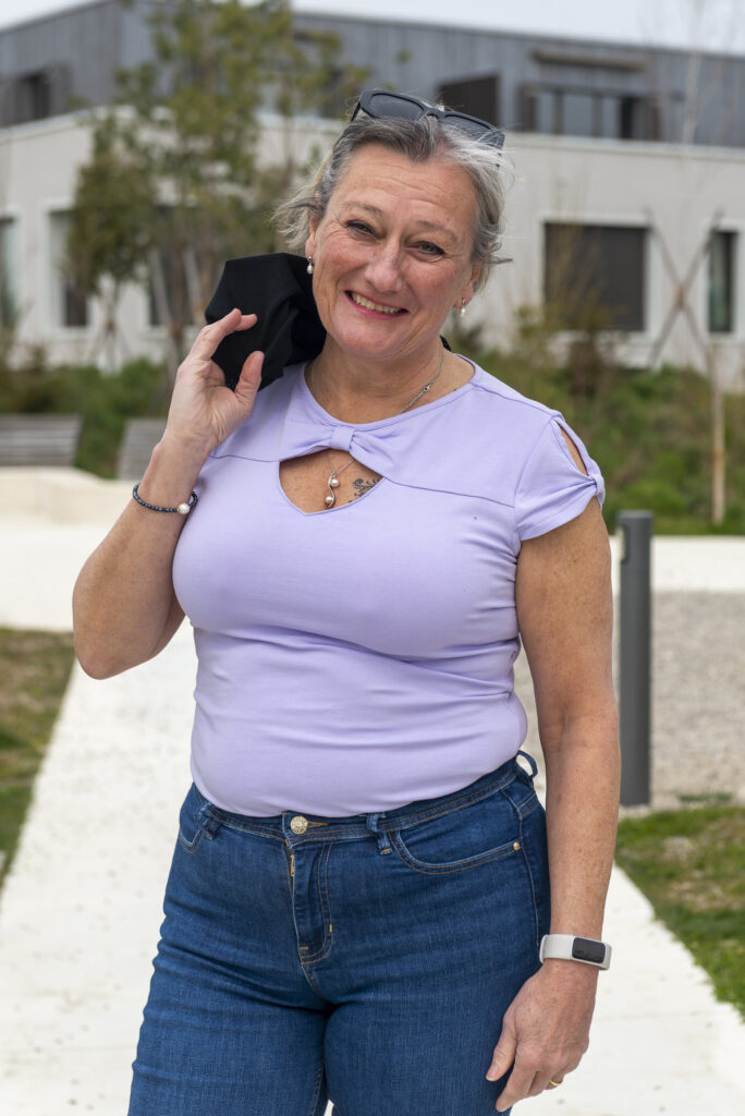 Top Élégance Rétro lilas