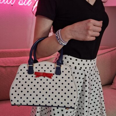 Sac retro chic polka
