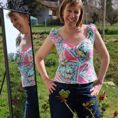 Top Miss jardin chic