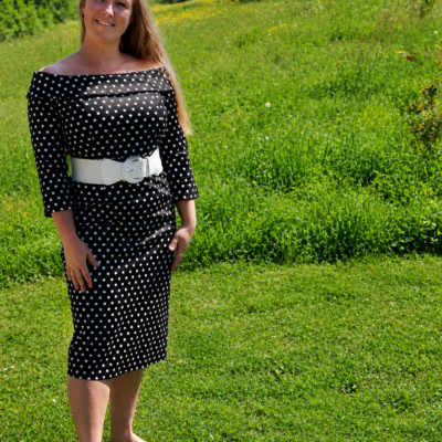 Robe Élégance Pois
