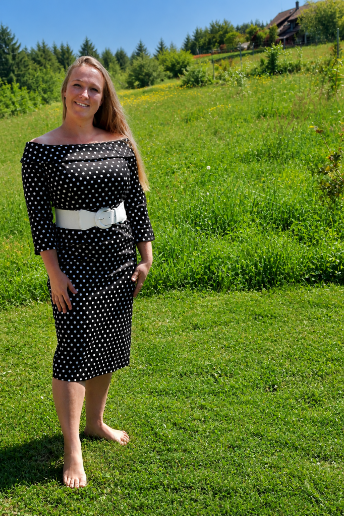 Robe Élégance Pois