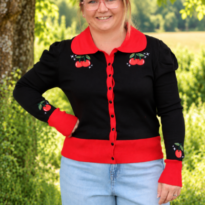 Cardigan Cherry Darling