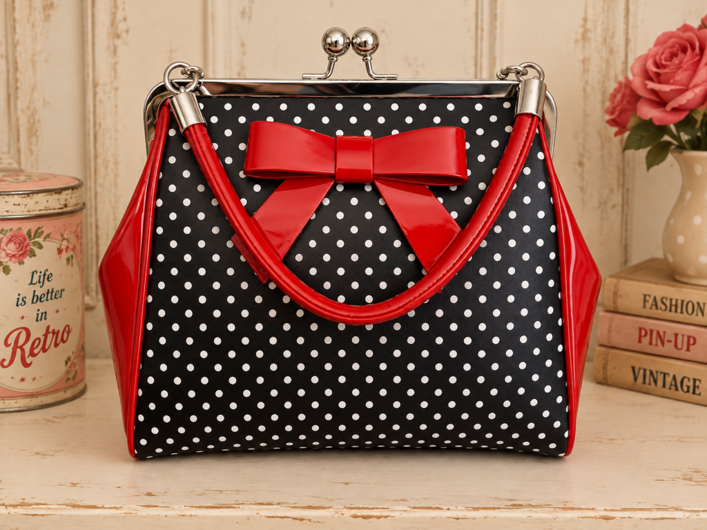 Sac rétro Cherry Kiss