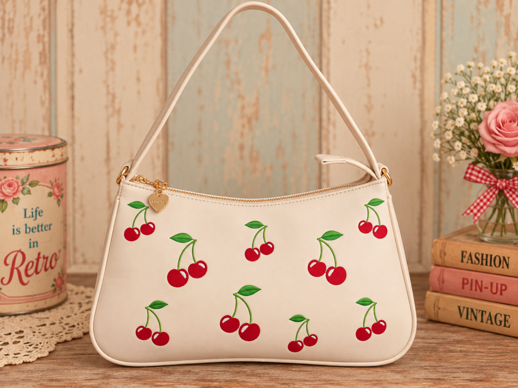 Sac rétro  Cherry Cream